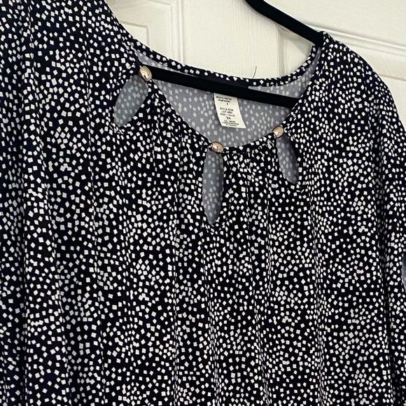 Mandy Evans Black and White Tunic - Picture 5 of 5